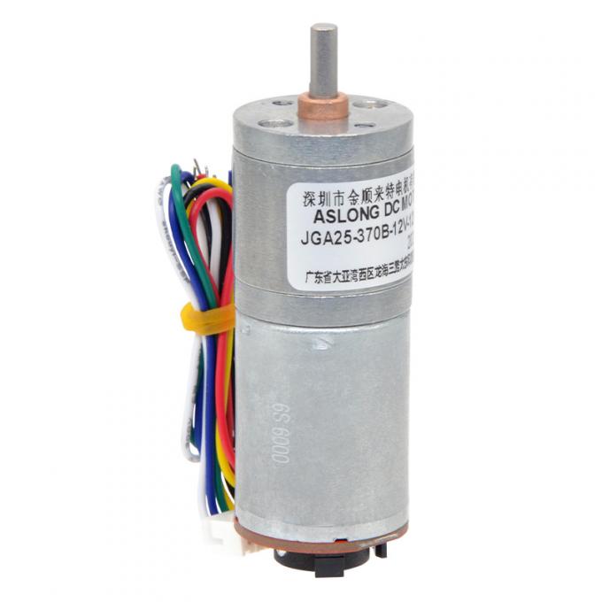 6v 12v 25mm Brushed DC Gear Motor Encoder JGA25-370B Alto Torque 25mm Brushed DC Gear Motor 18