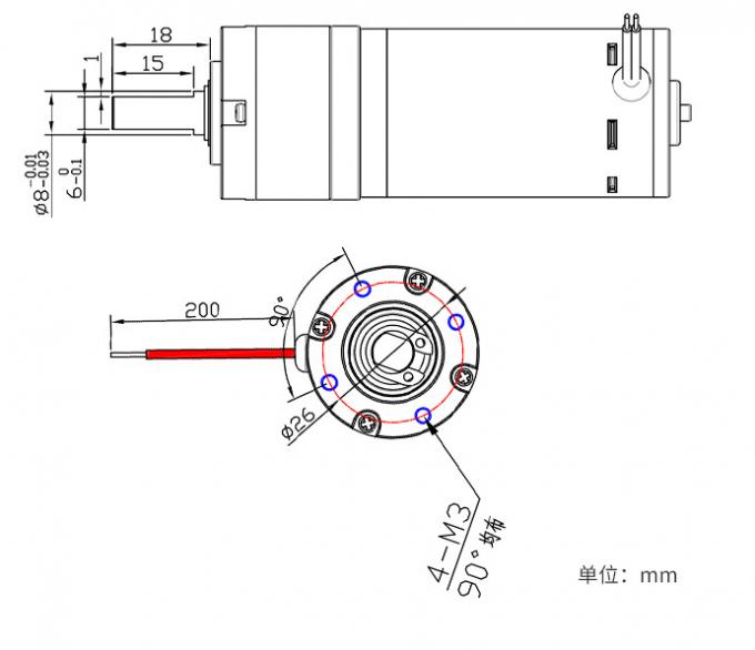 12V/24V PG32-3157 ENGRENAGEM DE PLAPELA MOTOR DE MOTOR DO MICRO MOTOR DE 24V DC 12