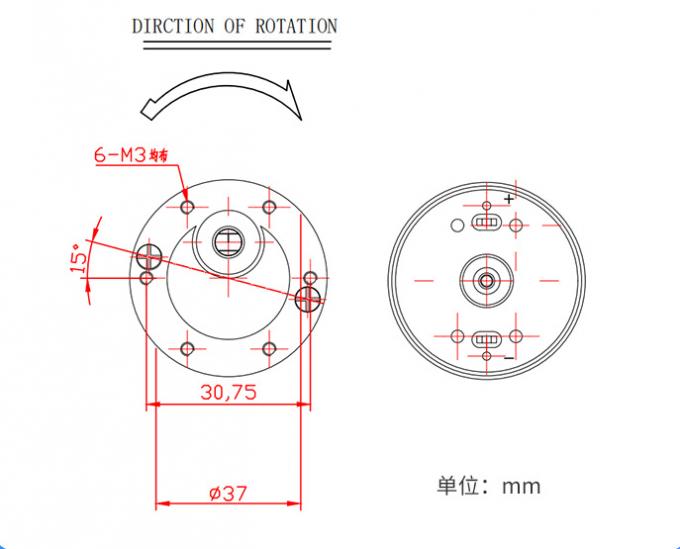 Alto torque 37mm Micro Gear Reduction Brushed DC Motor ZGB37-3530 37mm Micro Gear Reduction Brushed DC Motor 9