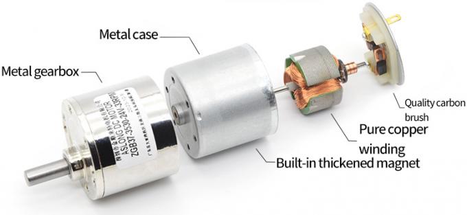 Alto torque 37mm Micro Gear Reduction Brushed DC Motor ZGB37-3530 37mm Micro Gear Reduction Brushed DC Motor 11