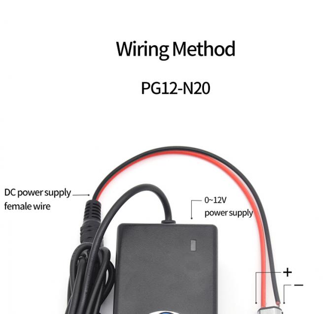 Mini-motorredutor DC elétrico de alta velocidade com escova de 12V PG12-N20 de alta qualidade, motor de engrenagem de redução DC de 12mm 11