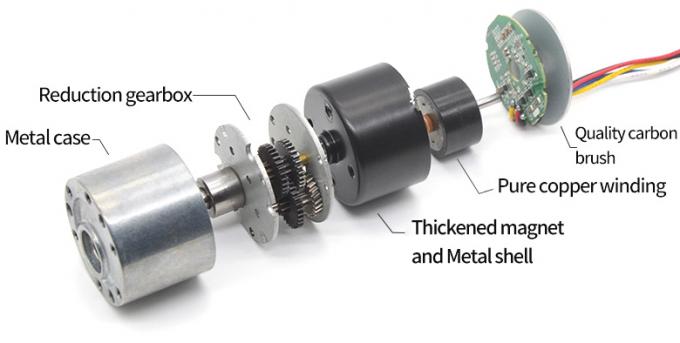 Motor de desaceleração de 24 V de alta qualidade JGB37-3625 Mini Motor DC elétrico sem escovas 20