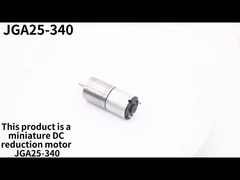C.C. alta Mo do fornecedor do torque do poder pequeno do motor de redução da C.C. do micro de ASLONG JGA25-340 12V 17-1965RPM 25mm