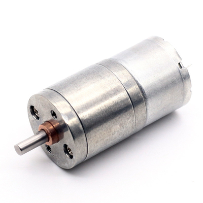 eixo de saída central do micro motor de desaceleração CC de 25 mm mini motor motor de engrenagem de escovação CC JGA25-310