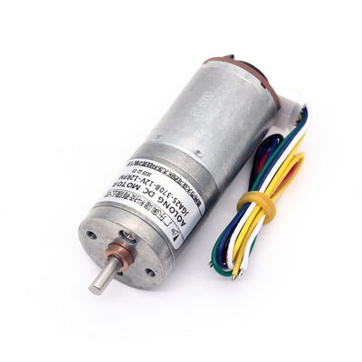 JGA25-370B Motores de engrenagem de corrente contínua de pequeno torque de 1360 rpm com codificador de tacometro