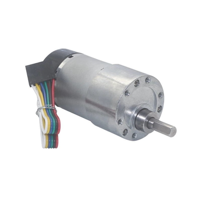 Motor excêntrico 1600rpm 37mm Hall Encoder Cap Protective da engrenagem eixo do torque alto
