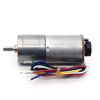 Motor alto da C.C. do torque de ASLONG Hall Motor Encoder Reduction Motor JGA25-370B 12V 8.6-977RPM com o motor da C.C. do fornecedor do codificador