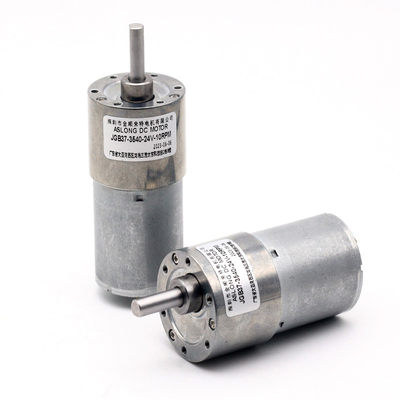 Micro Motor Gear Motor JGB37-3540 37mm 24V 9-1280RPM 37mm Alto Torque Baixo Rpm 24v Dc Motor de engrenagem