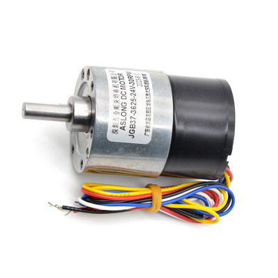 ASLONG Motor DC sem escovas JGB37-3625 24V 7-960RPM 37mm 3530 Motor de engrenagem DC de alto torque de baixa velocidade Motor DC sem escovas