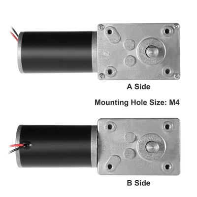 Motor de redução de rolamento duplo auto-bloqueador A58SW31ZYS motor de engrenagem micro dc motor de engrenagem duplo eixo 12v 24v dc worm gear motor