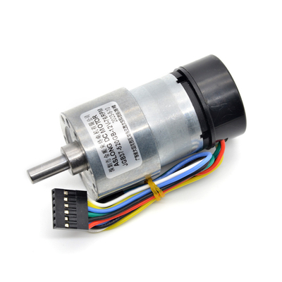 Hall Encoder Motor de desaceleração CC com tampa traseira JGB37-520GB Motor de engrenagem DC 12v com encoder Mini motor DC com encoder