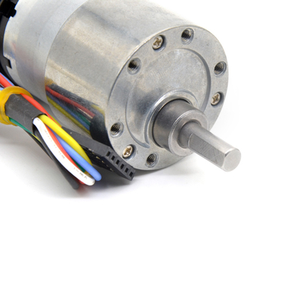 Hall Encoder Motor de desaceleração CC com tampa traseira JGB37-520GB Motor de engrenagem DC 12v com encoder Mini motor DC com encoder