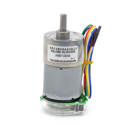 Motor de engrenagem de 12 V de engrenagem de 12 V JGB37-3530A Motor de 24 V de engrenagem de 12 V
