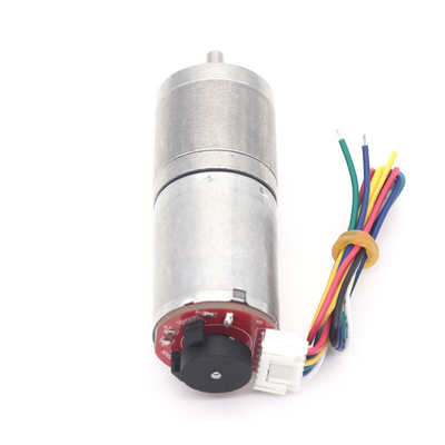 Motor de engrenagem de 6v DC motor de engrenagem de 6v DC com codificador JGA25-370B 25mm motor de 12v DC