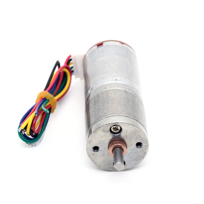 Motor de engrenagem de 6v DC motor de engrenagem de 6v DC com codificador JGA25-370B 25mm motor de 12v DC