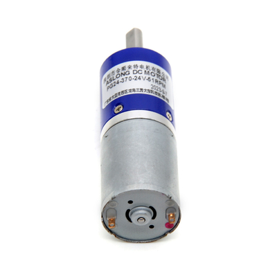 Motor de redução de engrenagem de metal planetário de alto binário PG24-370 24mm 24V Dc Motor de engrenagem planetária