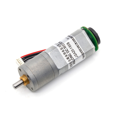 Motor de engrenagem Dc pequeno JGA20-180B 12V 258RPM 1:31 Micro Motors Encoder motor Dc escova