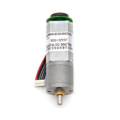 Motor de engrenagem Dc pequeno JGA20-180B 12V 258RPM 1:31 Micro Motors Encoder motor Dc escova