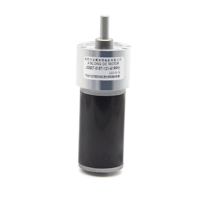 Motor de engrenagem de caixa de engrenagens micro pequeno JGB37-3157 24V 61RPM 1:131 Engrenagem de baixa velocidade de baixo ruído Micro motor Dc