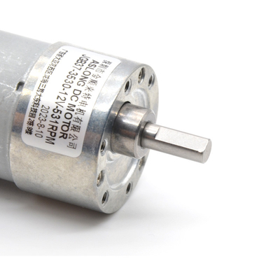 do motor alto da engrenagem do torque de 37mm 12v 24v 1600Rpm eixo excêntrico com codificador