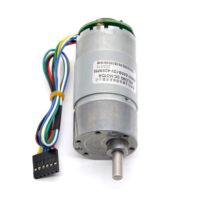 2000 C.C. altas do torque 24V do motor da engrenagem de redução da velocidade do metal do RPM com codificador