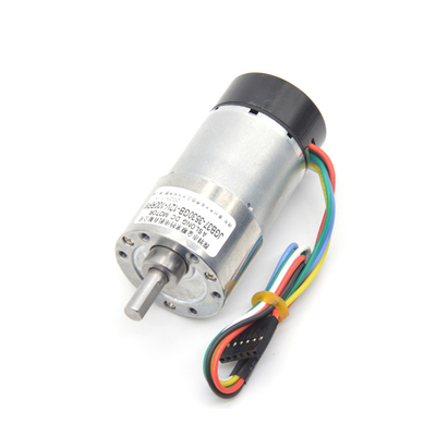 Motor excêntrico 1600rpm 37mm Hall Encoder Cap Protective da engrenagem eixo do torque alto