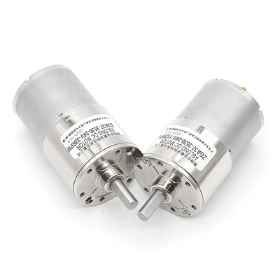 Mini motor de engrenagem DC 37mm ZGA37-3530 12V 24V caixa de engrenagens de saída central motor de baixa velocidade