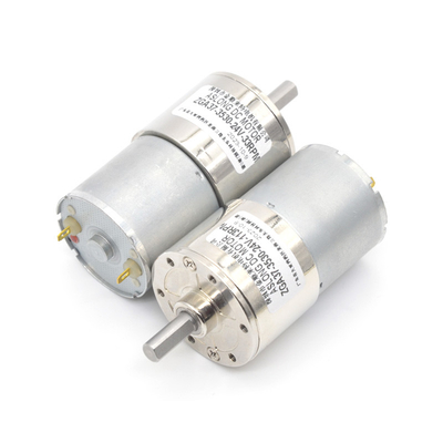 Mini motor de engrenagem DC 37mm ZGA37-3530 12V 24V caixa de engrenagens de saída central motor de baixa velocidade