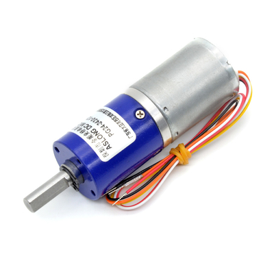 Motor de redução sem escovas de engrenagem planetária de 12 V DC PG24-2430 Motor de engrenagem planetária de 24 mm DC