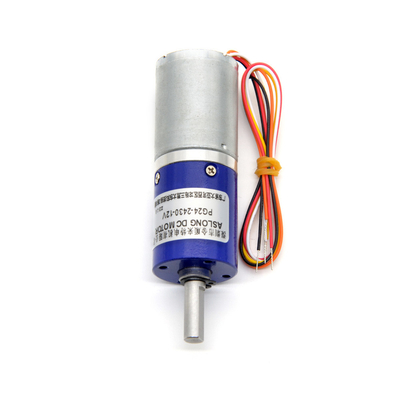 Motor de redução sem escovas de engrenagem planetária de 12 V DC PG24-2430 Motor de engrenagem planetária de 24 mm DC