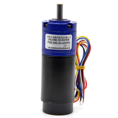 Motor de corrente contínua sem escovas de 24 V PG36-3650 Motor de engrenagem planetária sem escovas de alta tensão