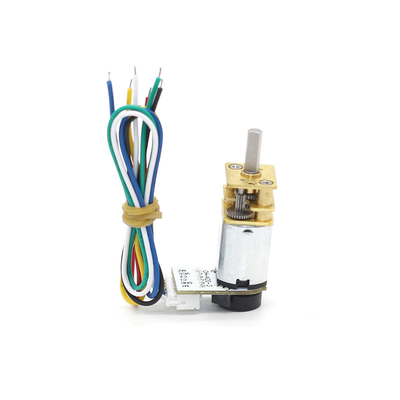Motorredutor DC Mini JGA12-N20 Com Encoder Alto Torque 12V Motor DC N20