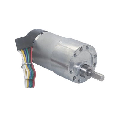 Motor excêntrico 1600rpm 37mm Hall Encoder Cap Protective da engrenagem eixo do torque alto